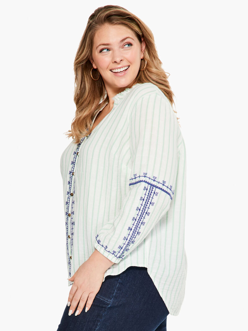 Embroidered Terrace Top
