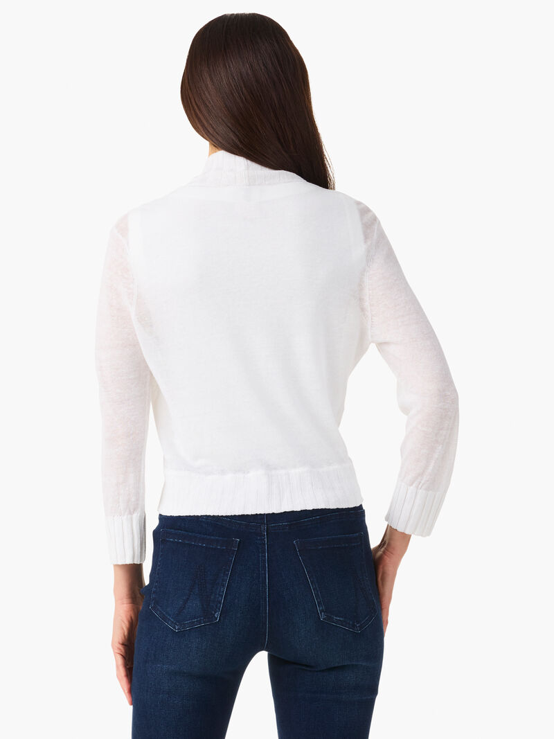 Woman Wears Bolero Cardigan image number 4