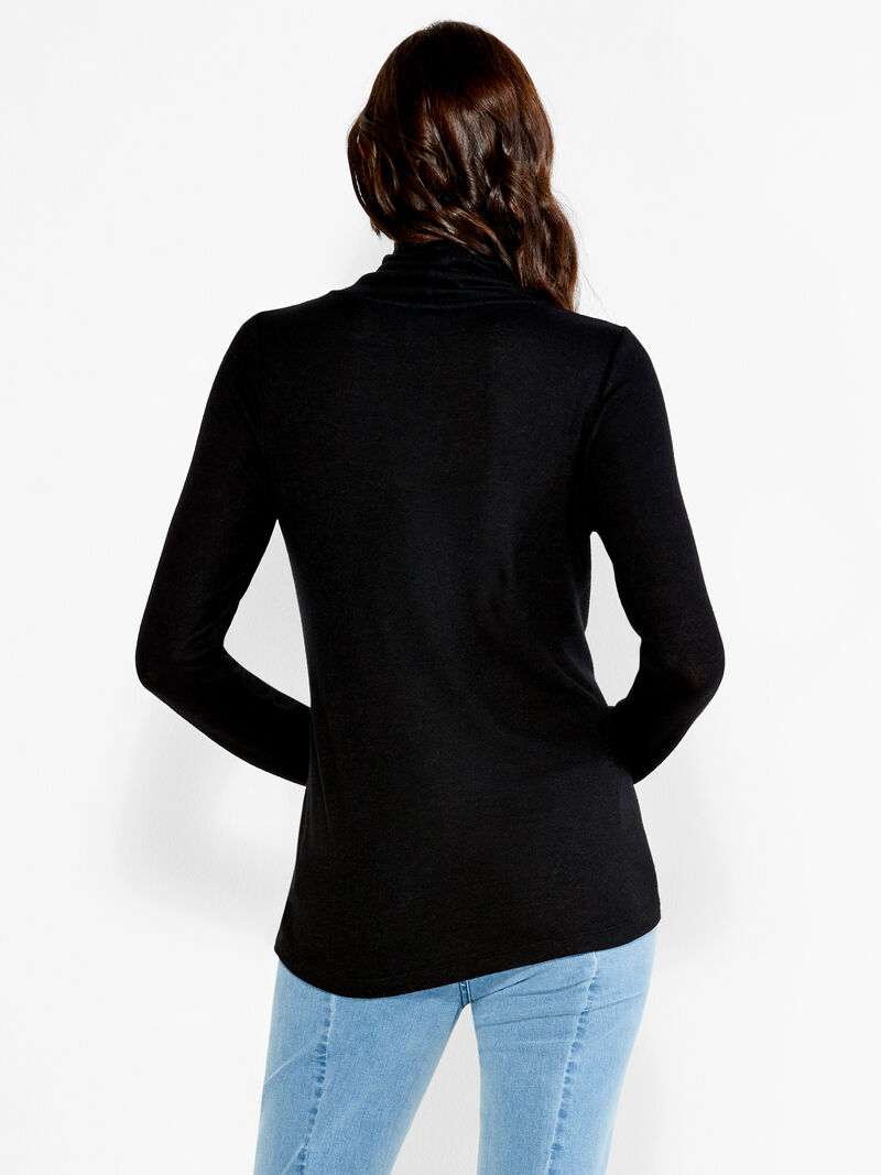 Woman Wears NZT Sweet Dreams Long Sleeve Turtleneck image number 3
