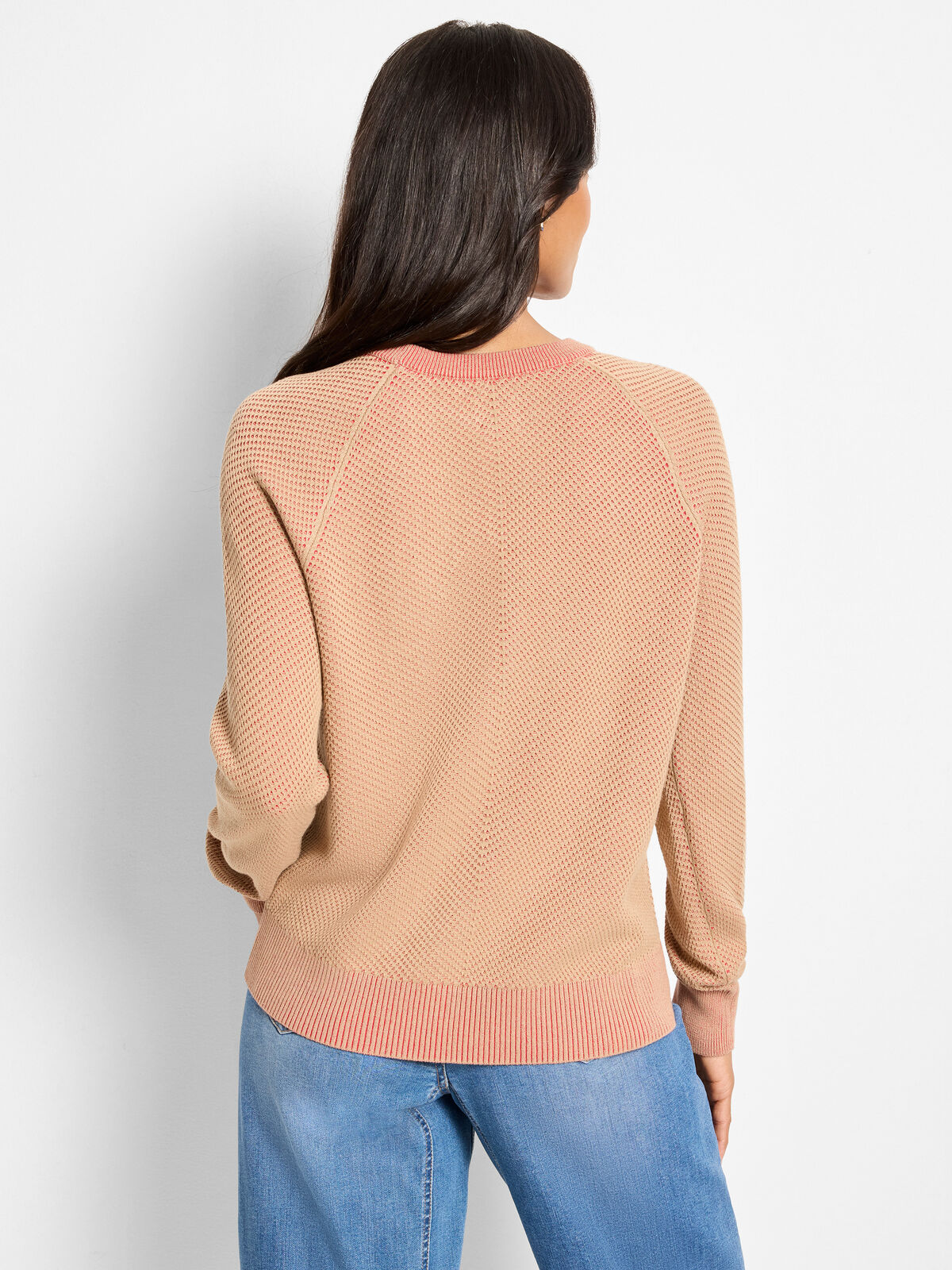 Textured Cotton Sweater