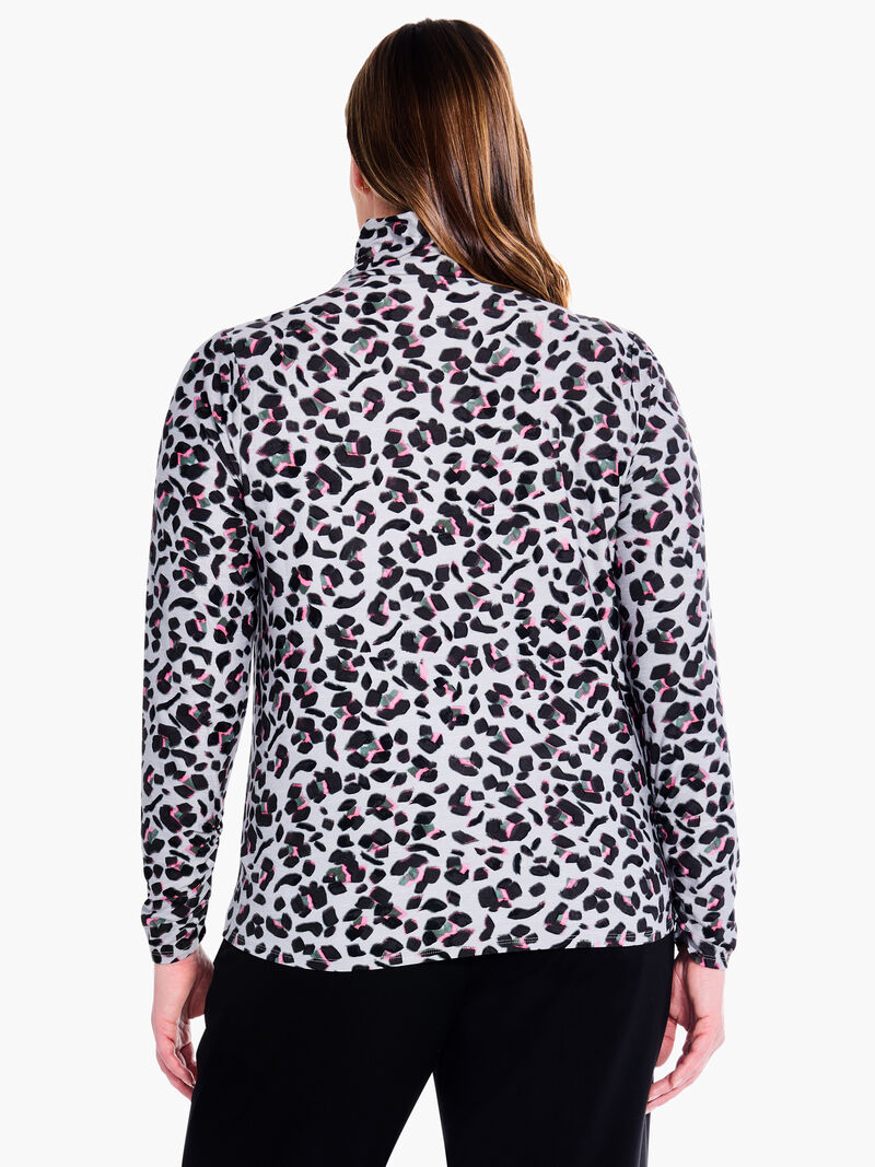 Woman Wears Cheetah Pop Top image number 2
