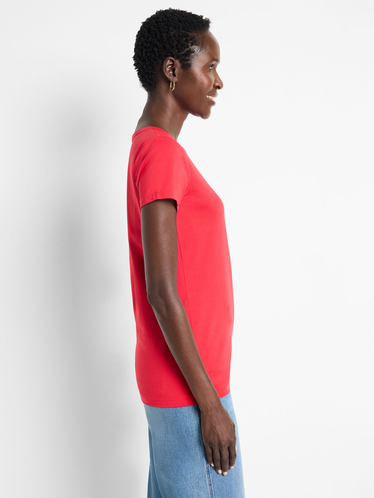 Perfect Knit Crew Neck T-Shirt