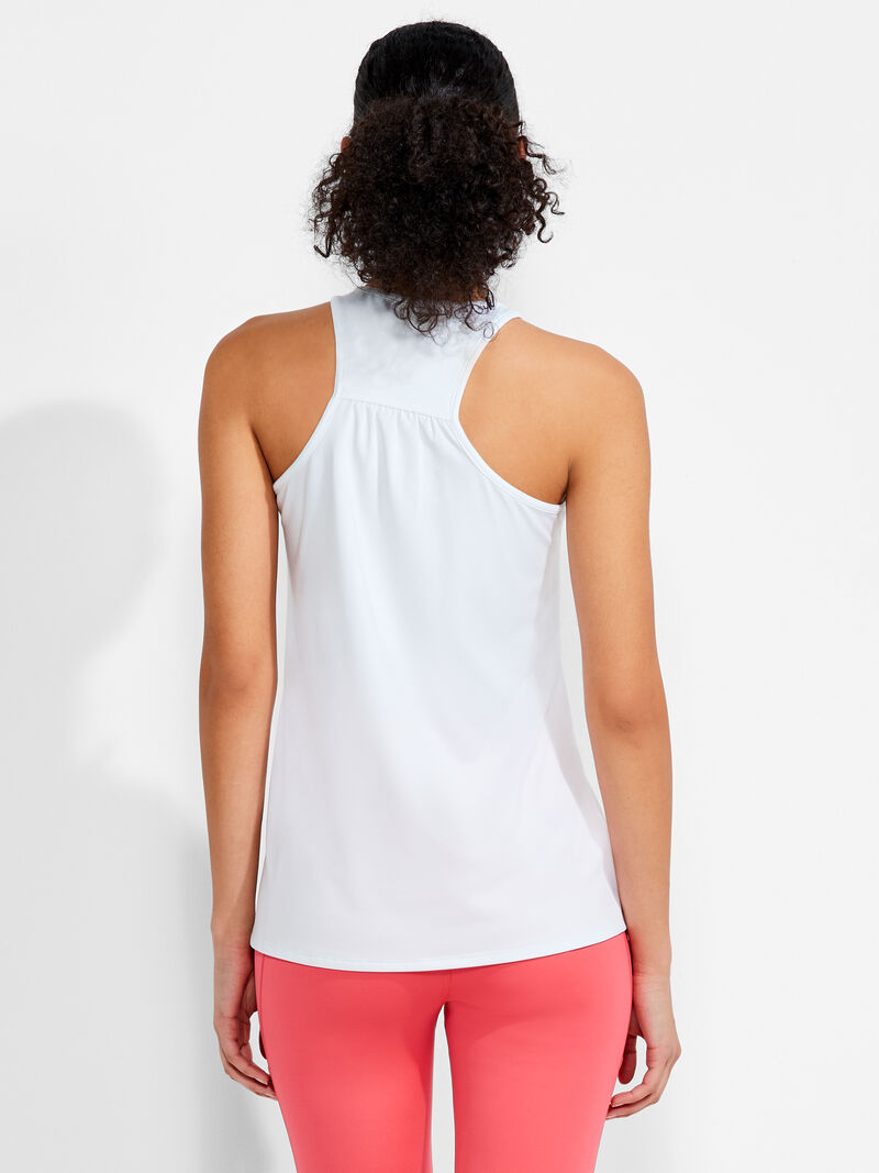 Woman Wears Flowfit Scoop Tank image number 2