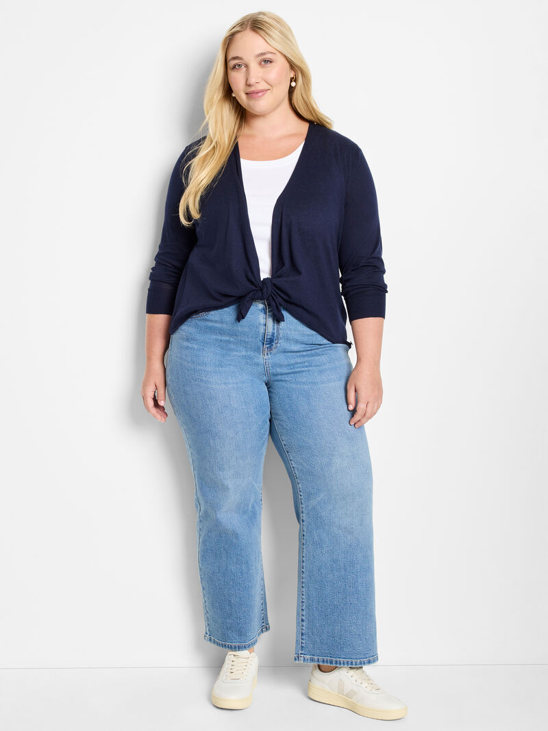 Woman Wears All Year 4-Way Cardigan image number 1