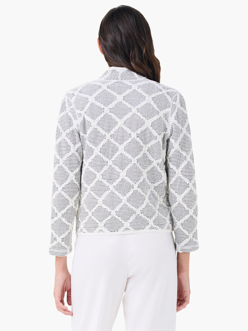 Woman Wears Day + Night Reversible Knit Jacket image number 4