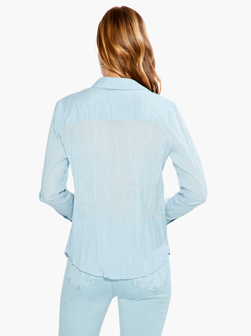 Woman Wears Crinkle Shirt image number 2