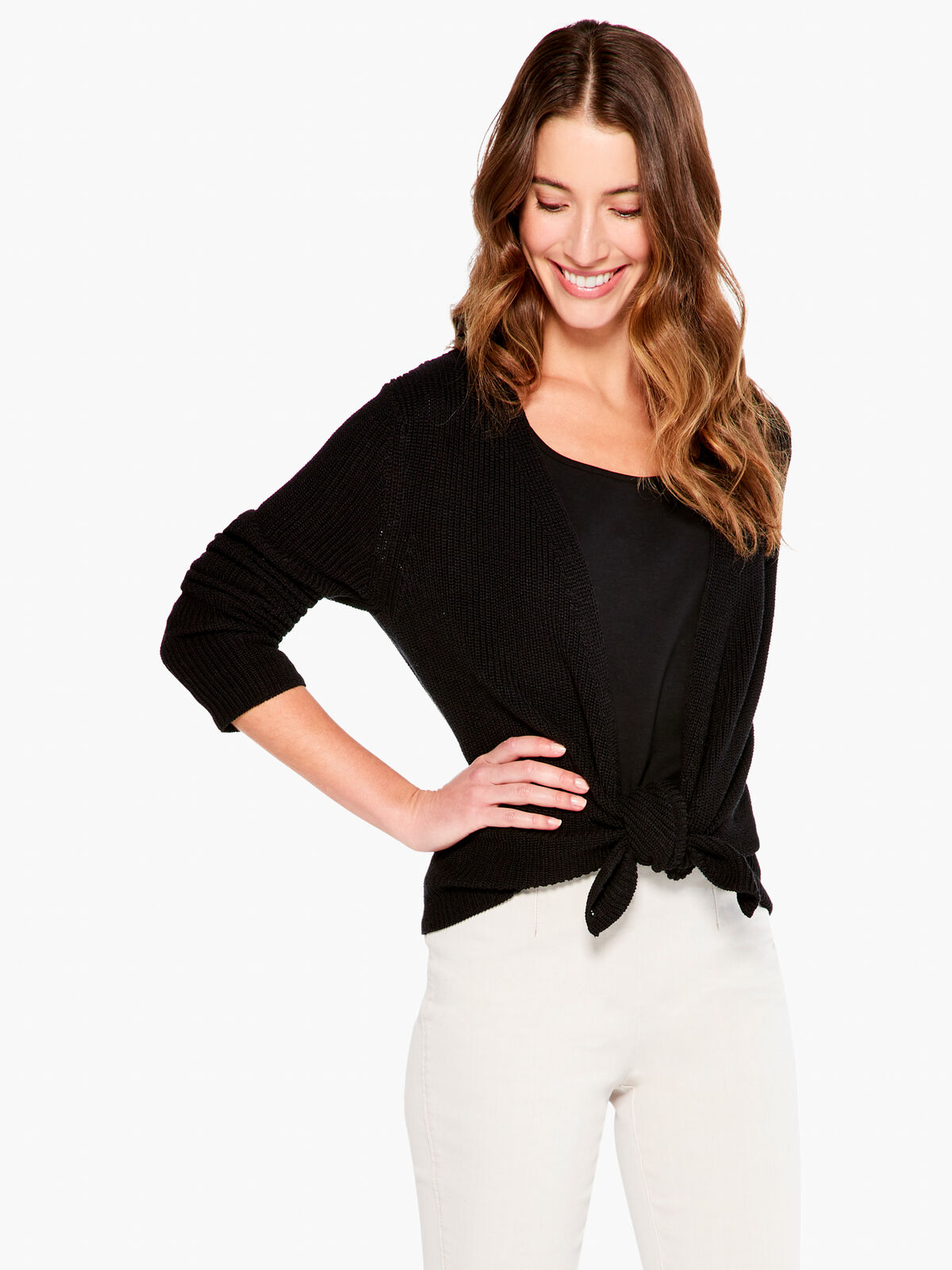 Shaker Knit 4-Way Cardigan