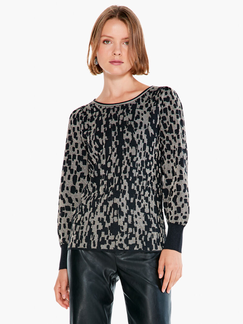 Woman Wears Twilight Shimmer Sweater image number 0