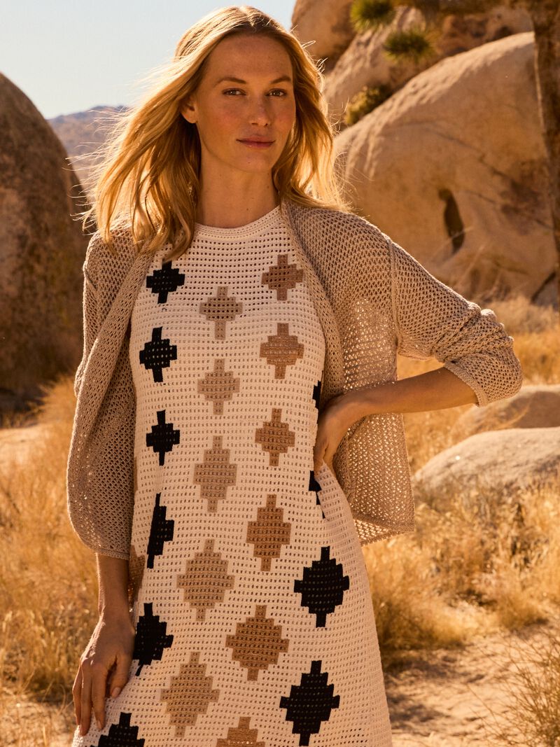 Mesh Cocoon Cardigan