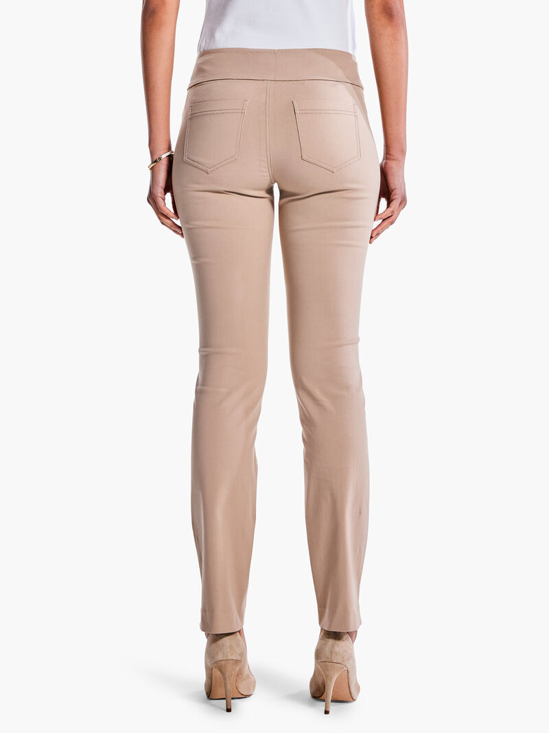 Woman Wears Wonderstretch Pocket Straight Leg Pant image number 3