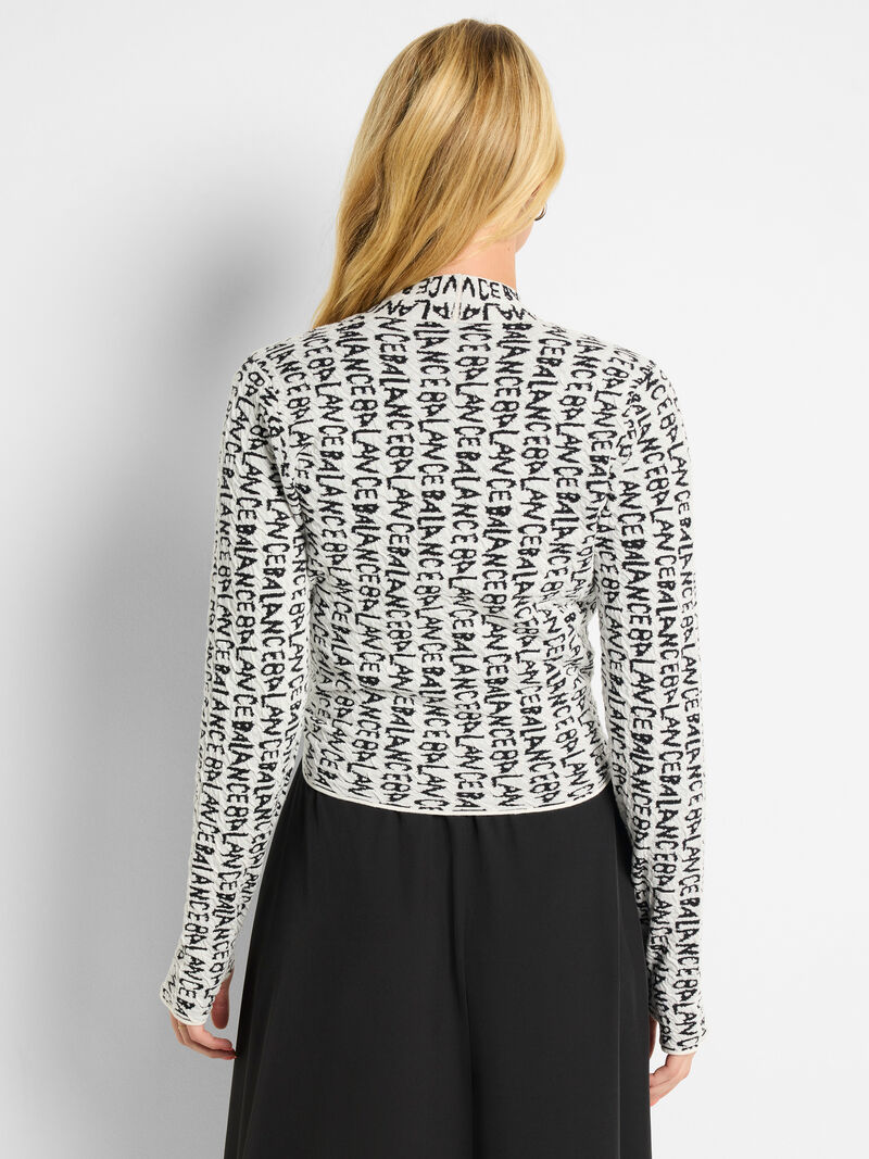 Woman Wears Balance Reversible Ballet Cardigan image number 4