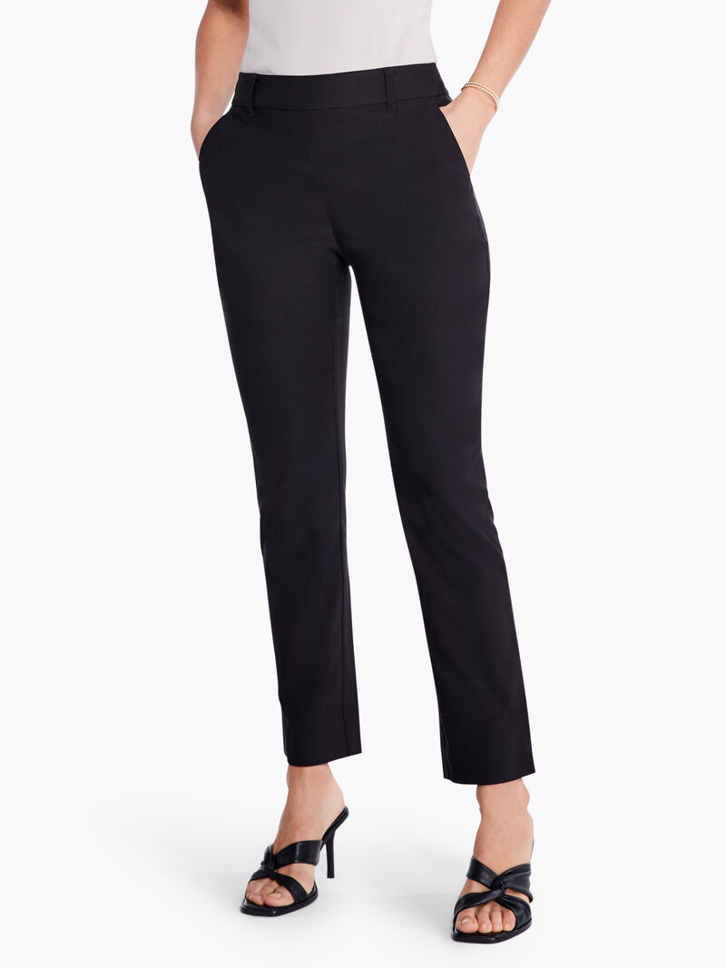 Woman Wears Polished Wonderstretch Straight Ankle Pant image number 0
