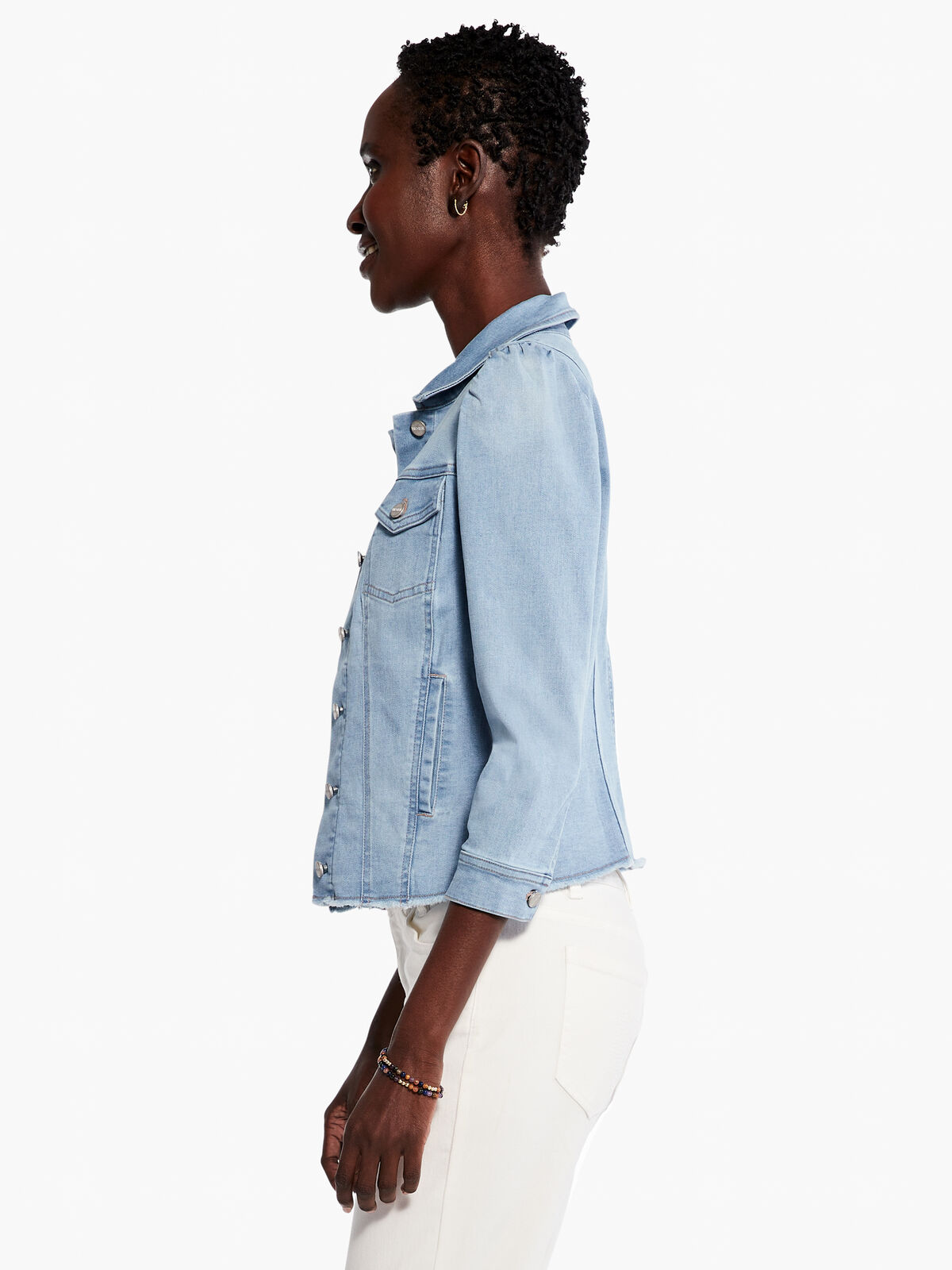 NZ Denim Femme Sleeve Denim Jacket