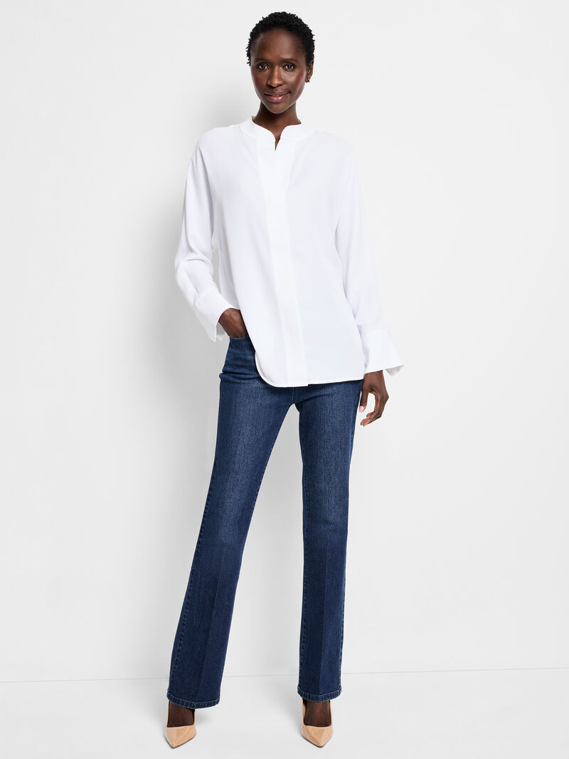 Woman Wears Go With The Flow Shirt image number 1