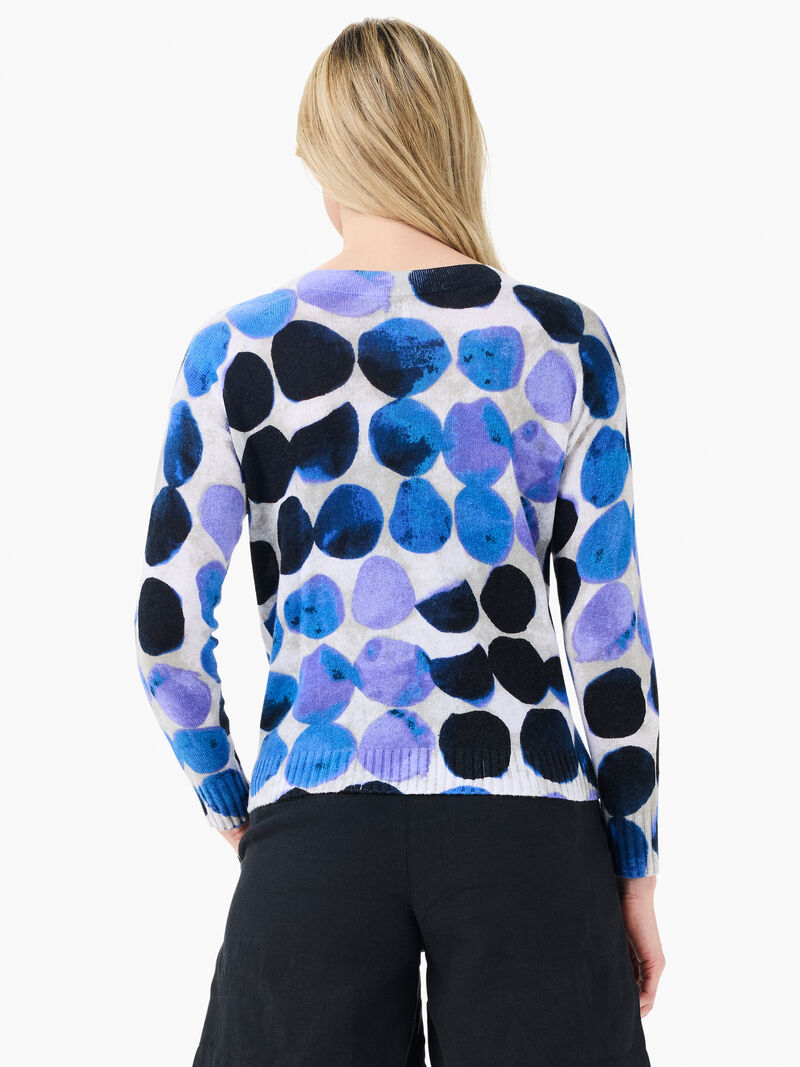 Woman Wears Midnight Dot Supersoft Sweater image number 3