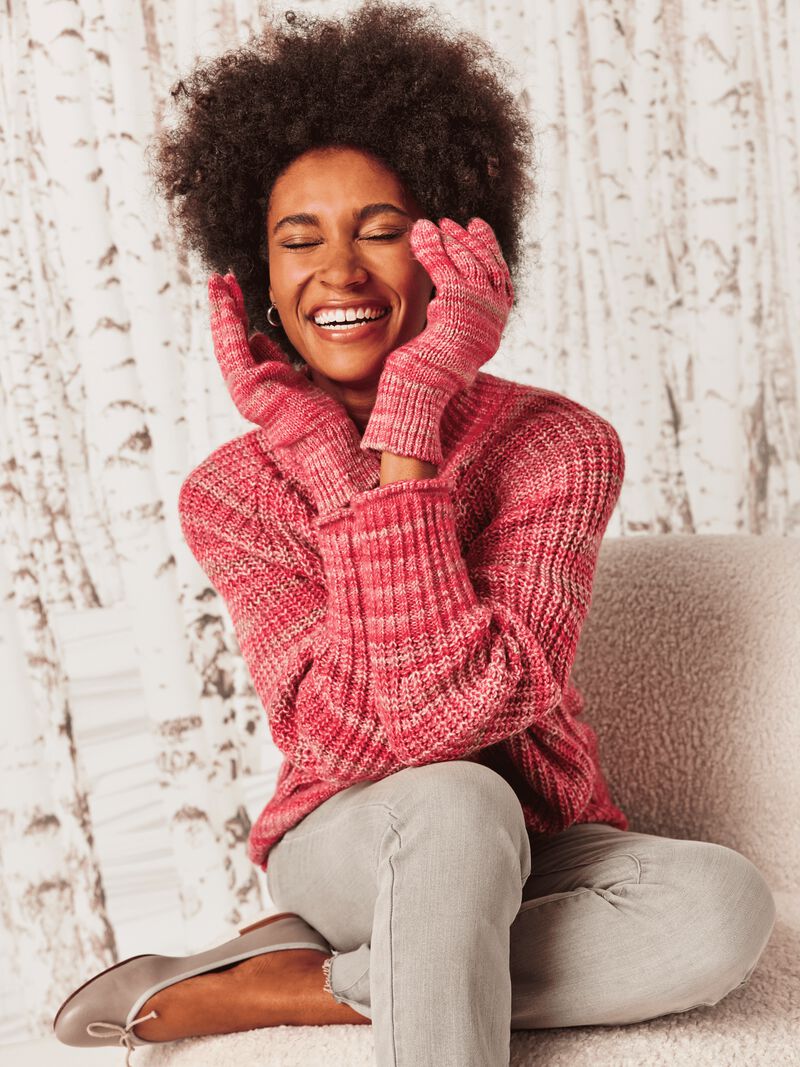 Woman Wears Party Mix Sweater image number 5