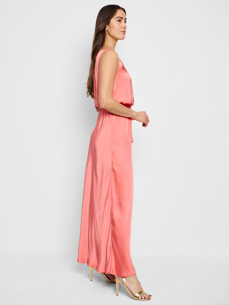 Woman Wears Day Gloss Bianca Dress image number 1