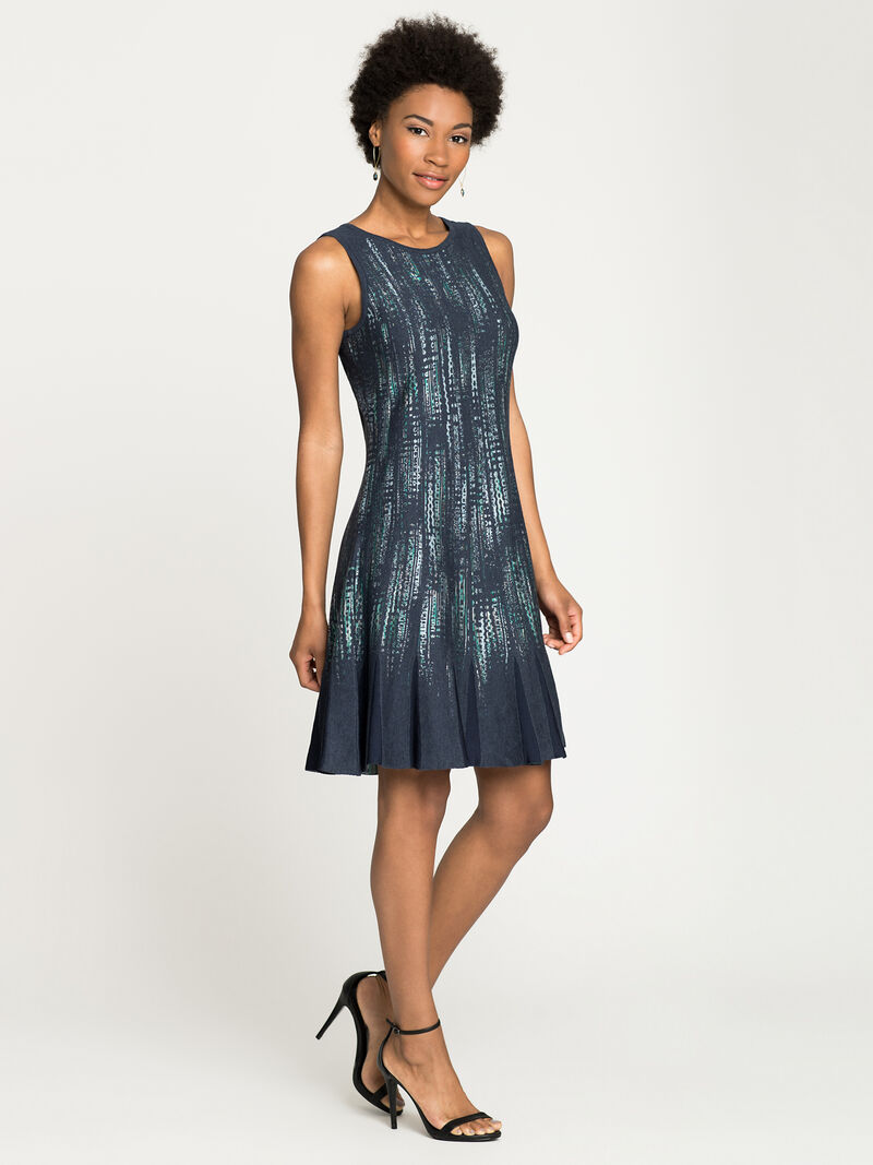 
                    Lightening Streaks Twirl Dress