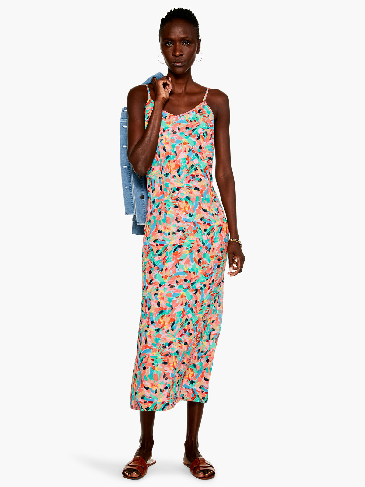 Punchy Petals Slip Dress