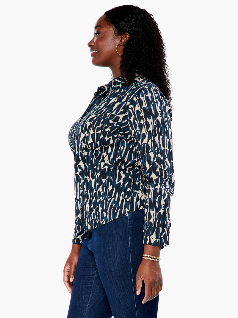 Woman Wears New Wave Crinkle Shirt image number 1
