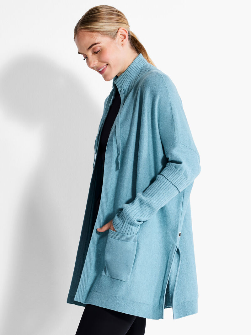 Woman Wears Cool Down Pocket Cardigan image number 1