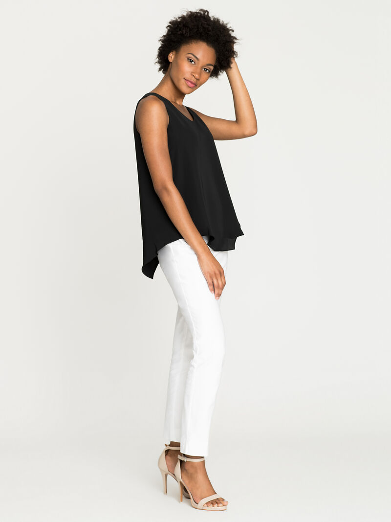 Woman Wears Promenade Top image number 3