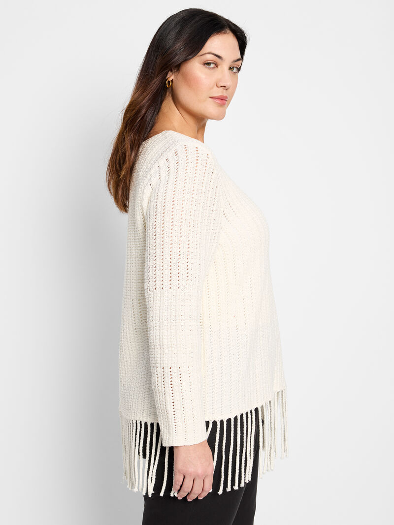 Woman Wears Beach Walk Sweater image number 2
