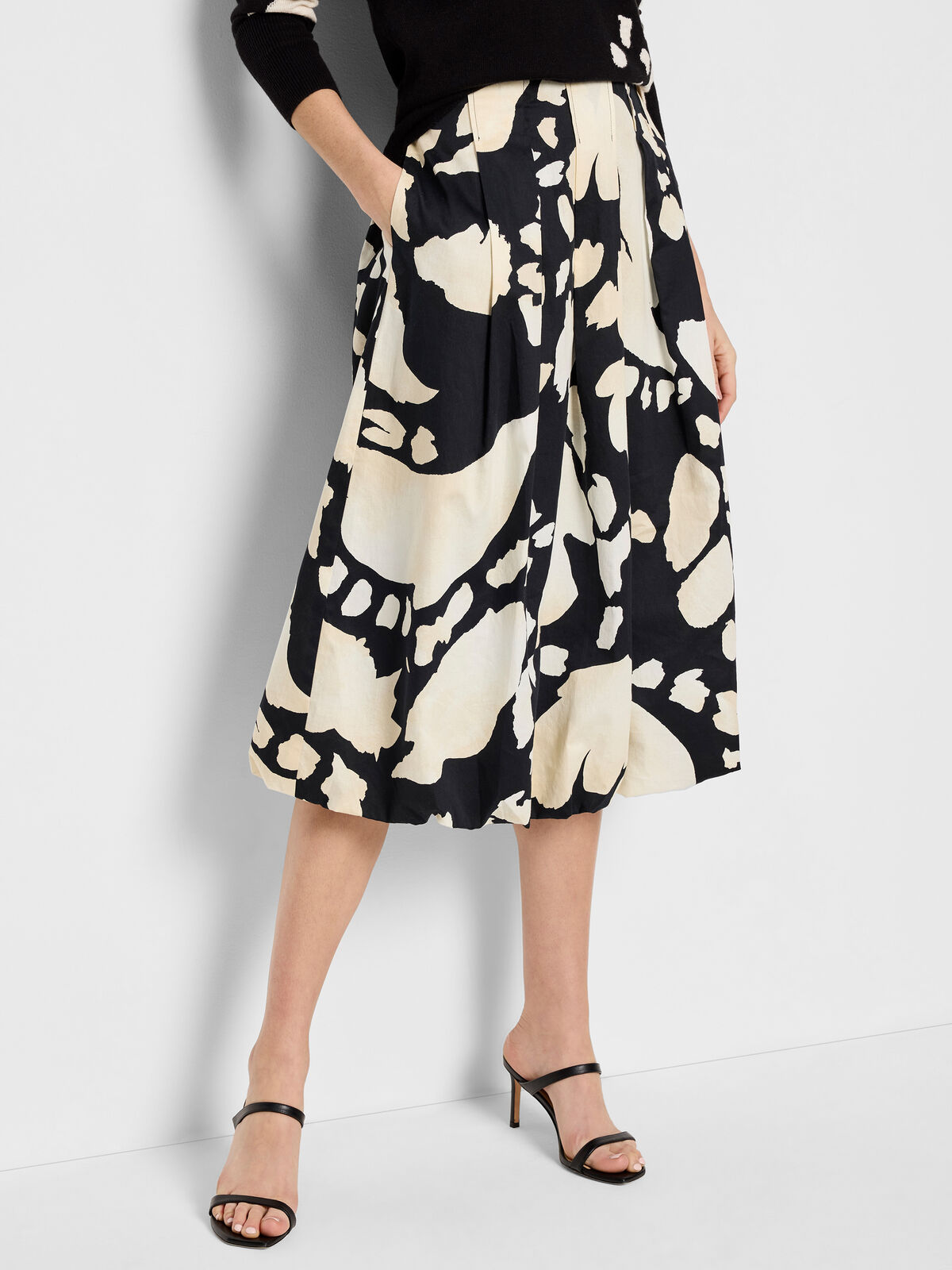 Evening Petal Bubble Skirt