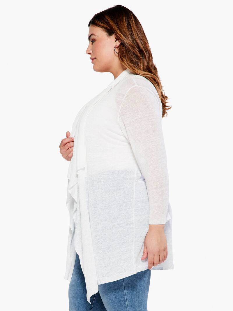 Woman Wears Featherweight Drape Cardigan image number 1