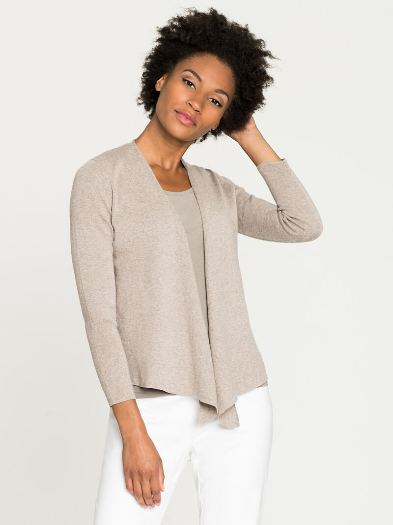 Woman Wears 4-Way Cardigan image number 0