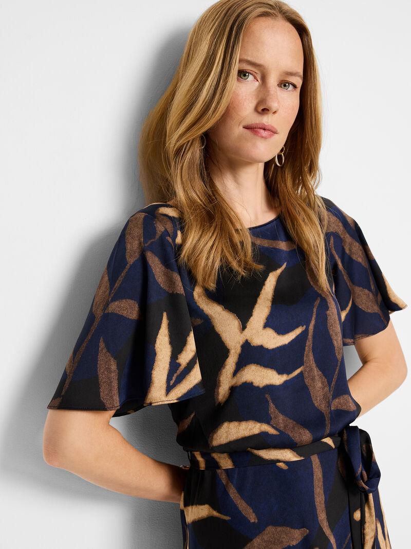 Woman Wears Midnight Fern Brooke Dress image number 1