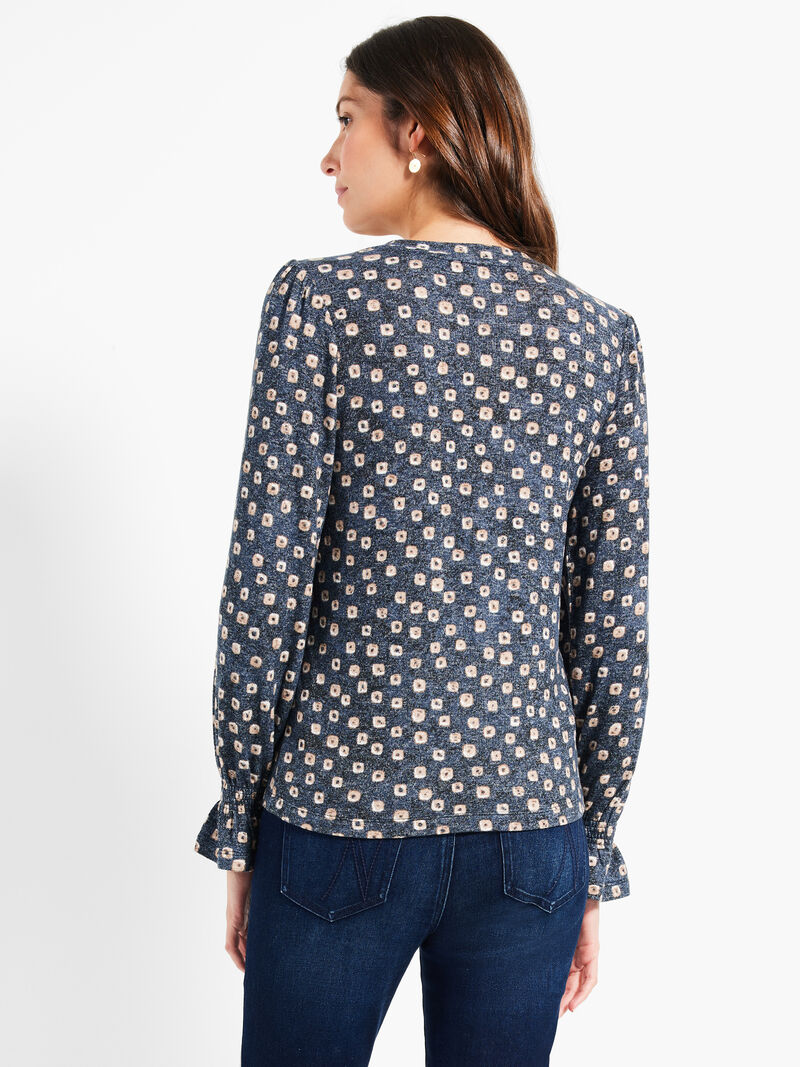 Woman Wears NZT Sweet Dreams Dotty Femme Sleeve Tee image number 2
