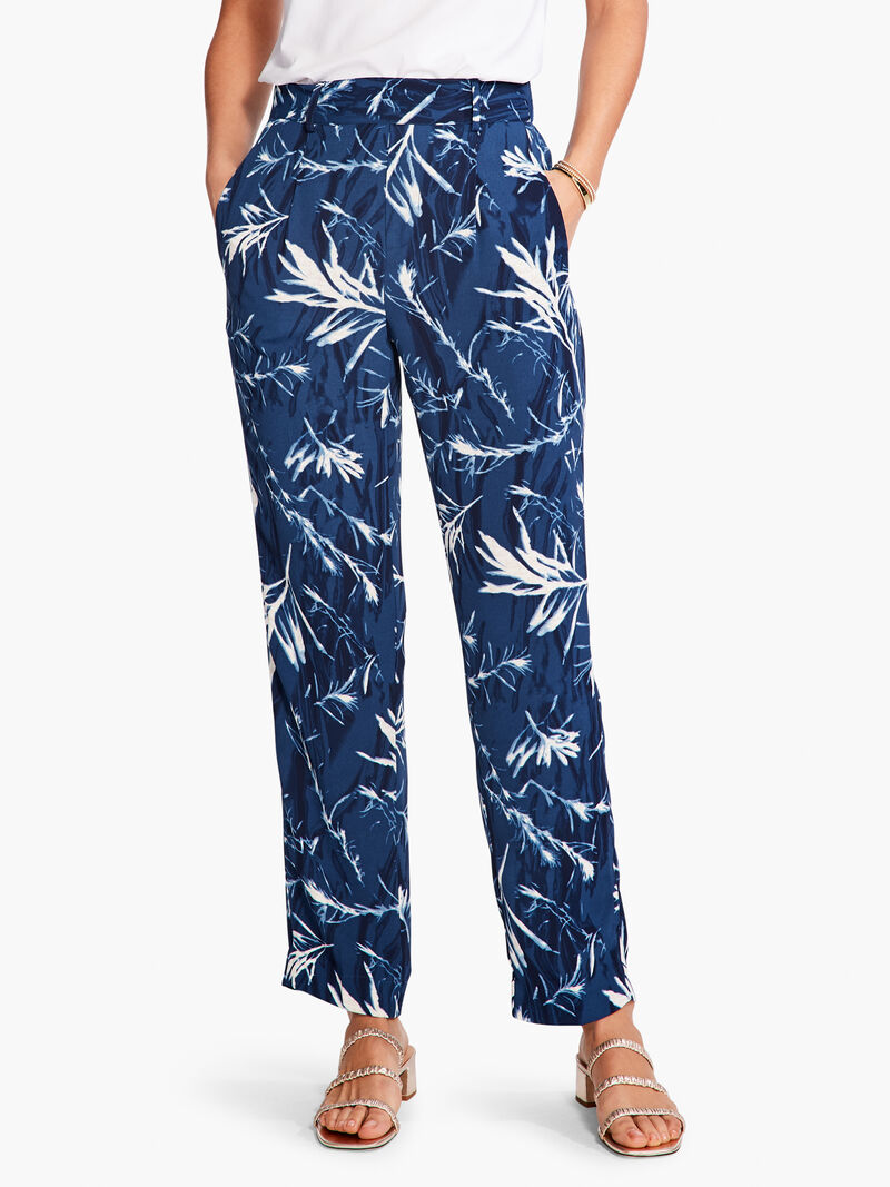 Woman Wears Vintage Botanical Relaxed Trouser image number 0