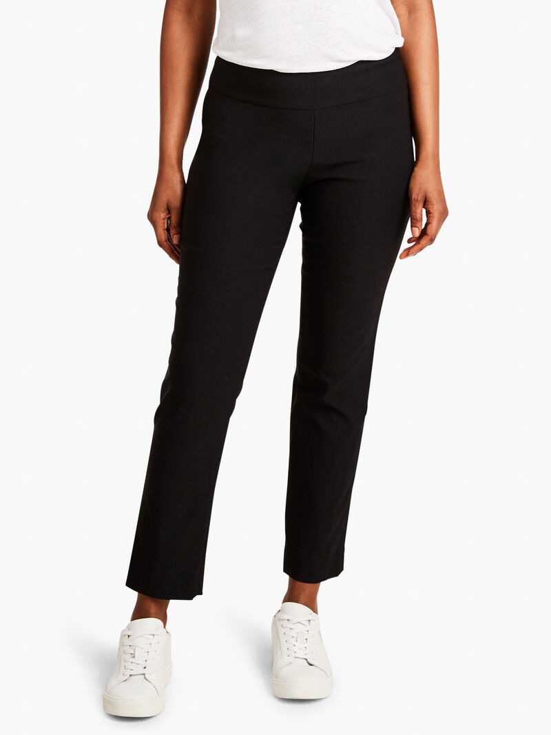 Woman Wears Wonderstretch Straight Ankle Pant image number 0