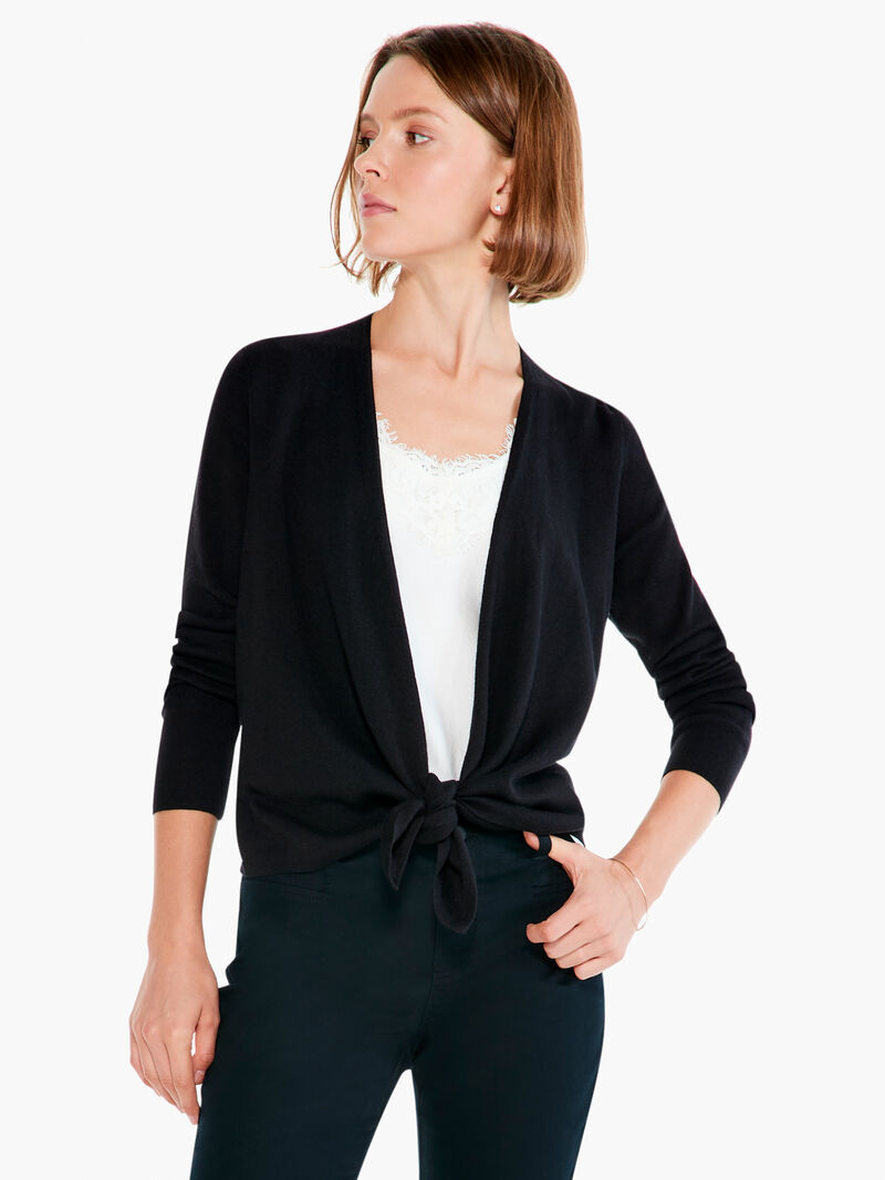 Woman Wears 4-Way Cardigan image number 1