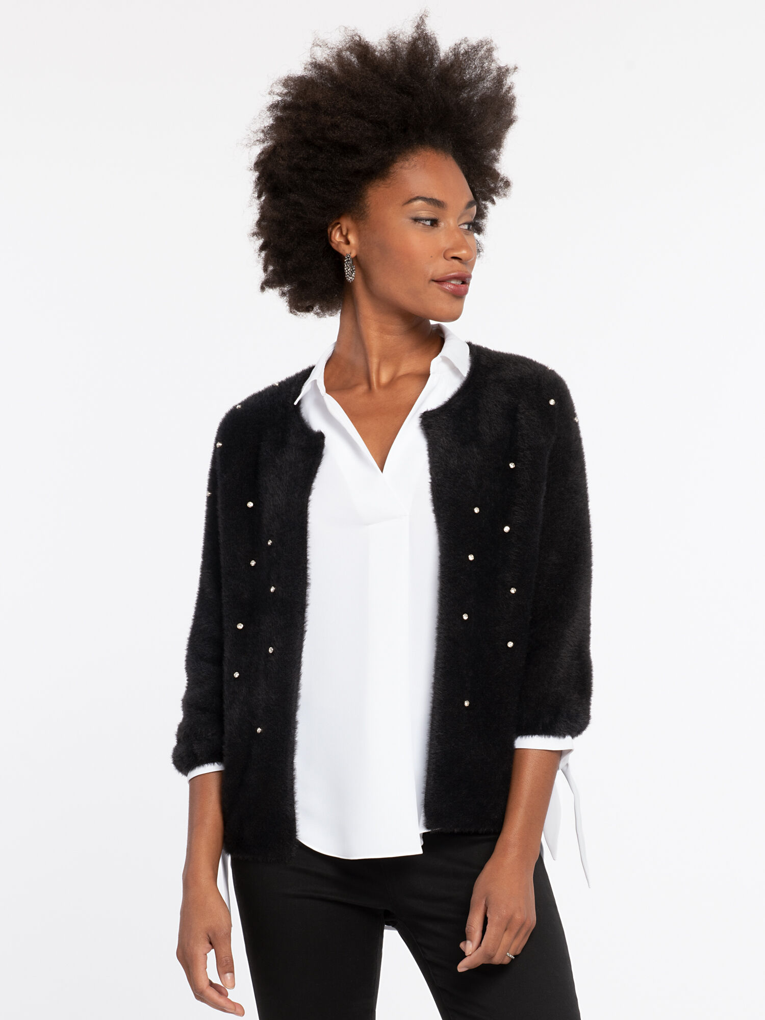 Nic and online zoe black cardigan