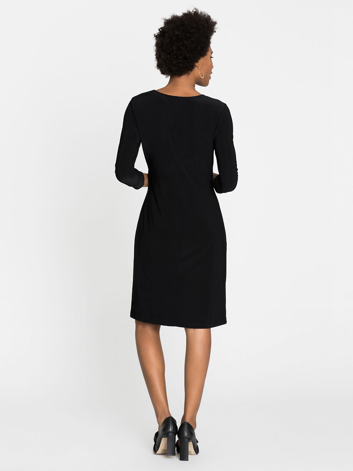 Sleeved Twist Dress