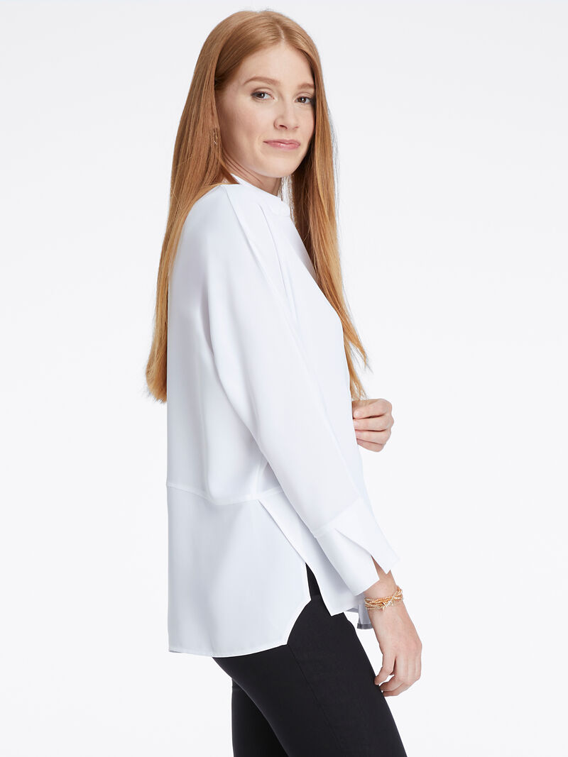 Woman Wears Flowing Ease Blouse image number 1