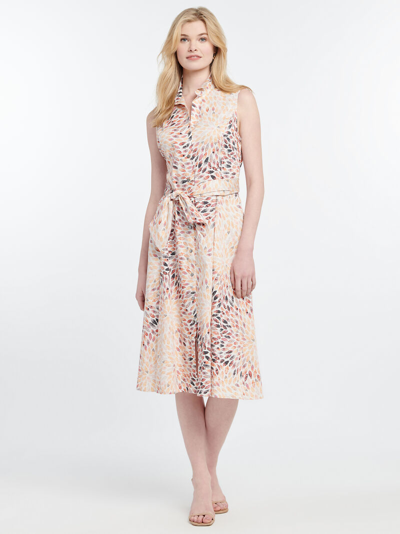 Woman Wears MORNING BURST SHIRT DRESS image number 0
