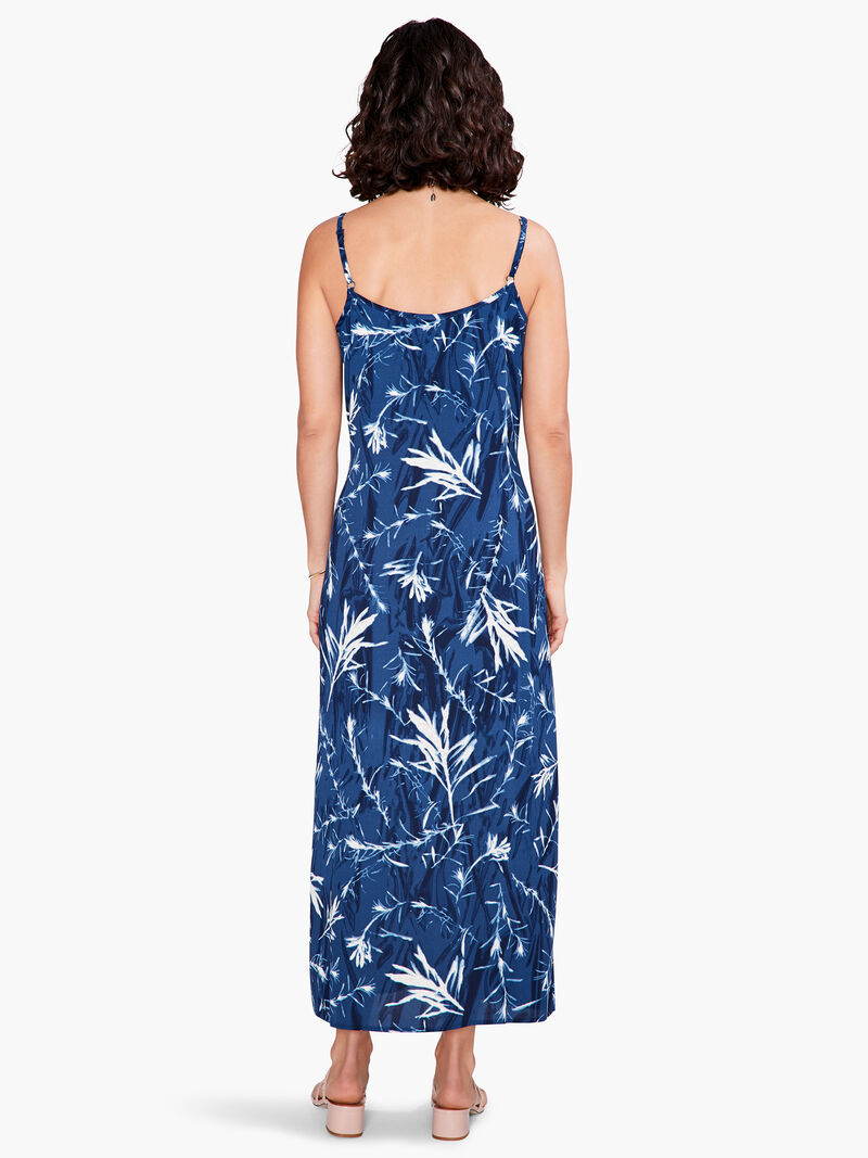 Woman Wears Vintage Botanical Slip Dress image number 2