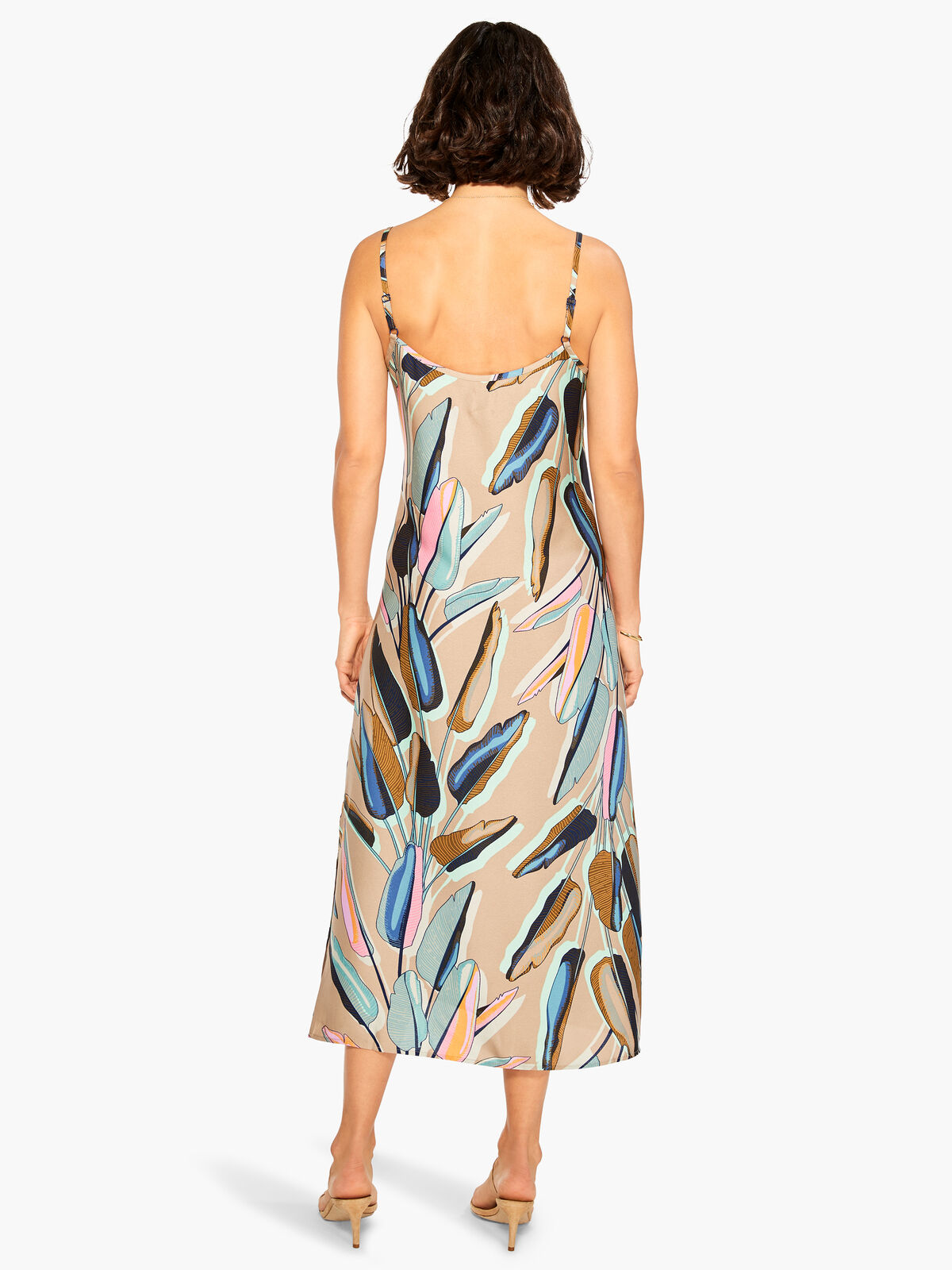 Banana Leaves Slip Dress