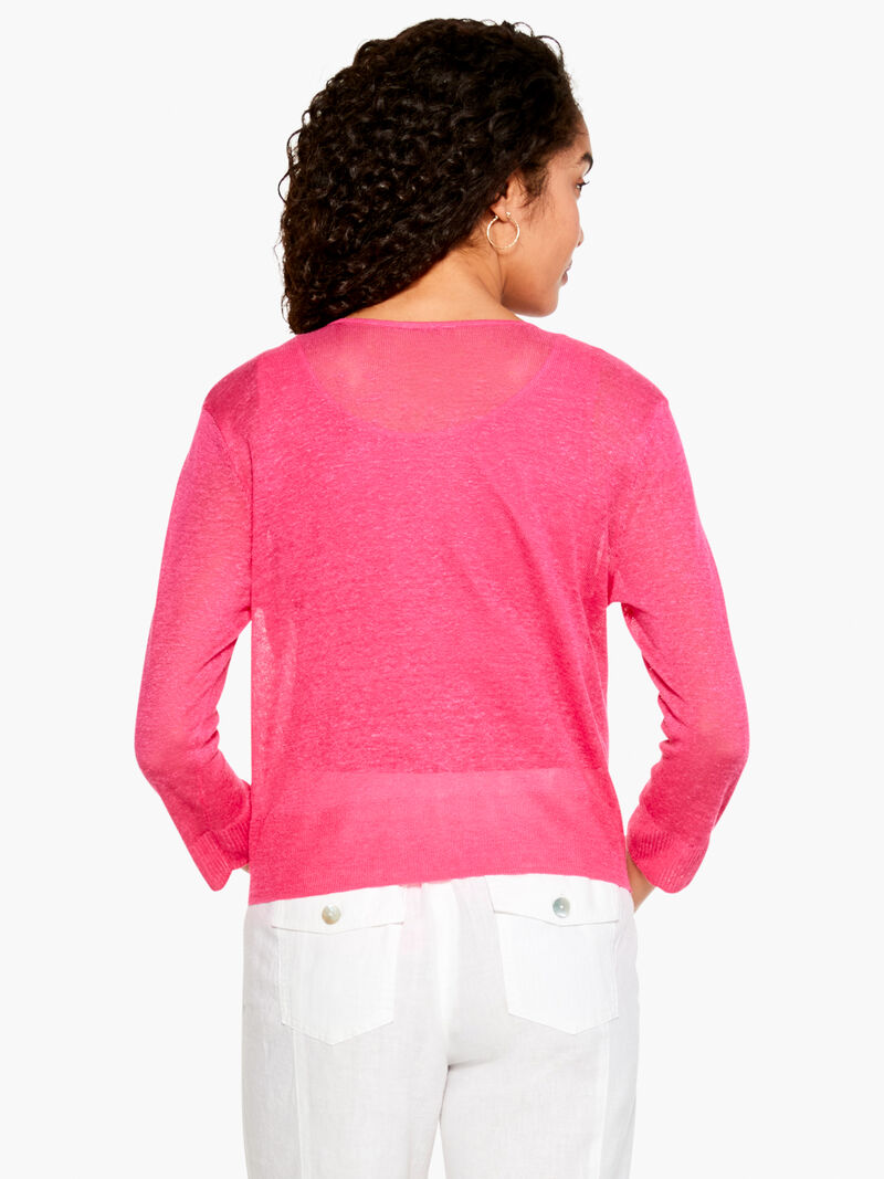 Woman Wears Easy Featherweight Cardigan image number 2