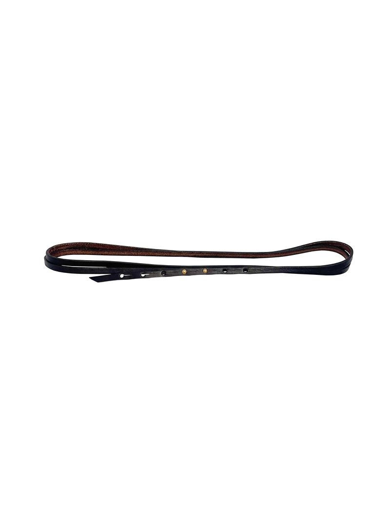 Woman Wears Depalma - Skinny Pin Double Wrap Belt image number 0