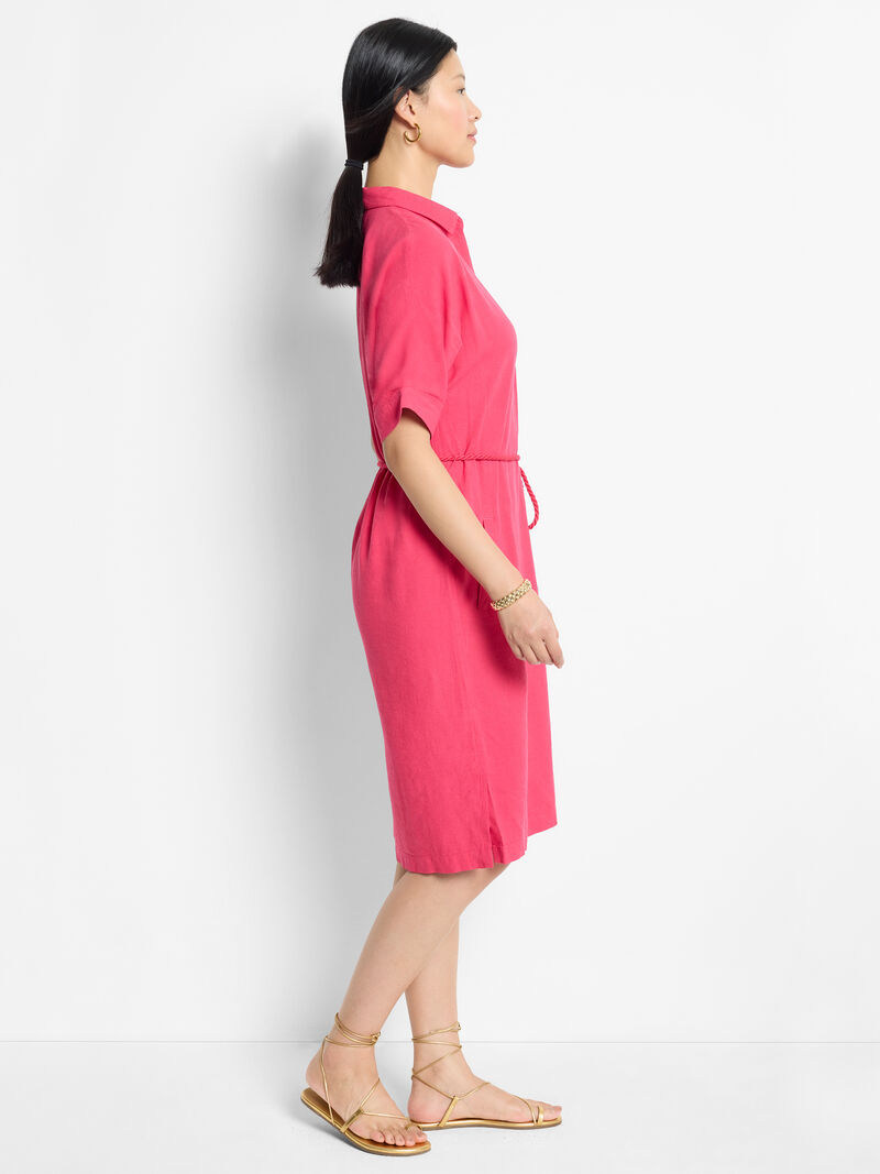 Rumba Linen Belted Devon Dress