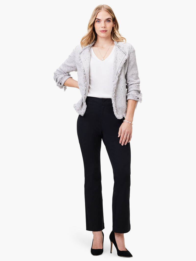 Woman Wears 28" Plaza Demi Boot Cotton Bi-Stretch Pant image number 1
