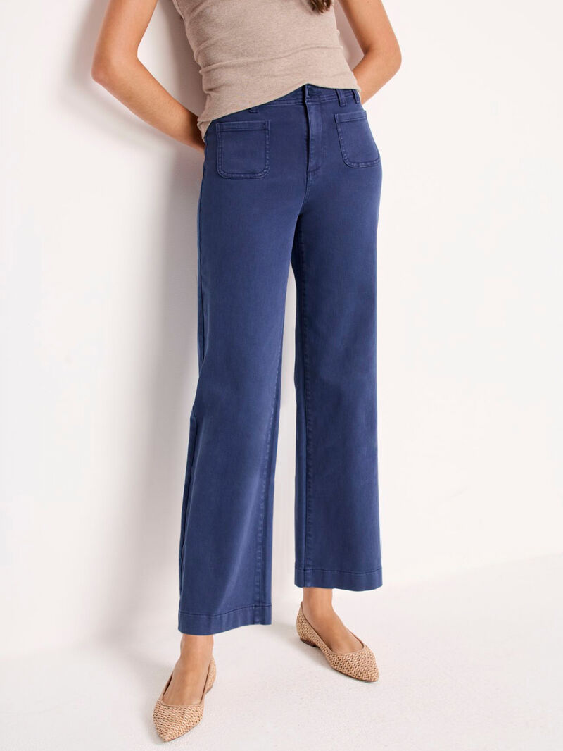 NZ Denim 28" Mid Rise Wide Leg Pocket Jeans