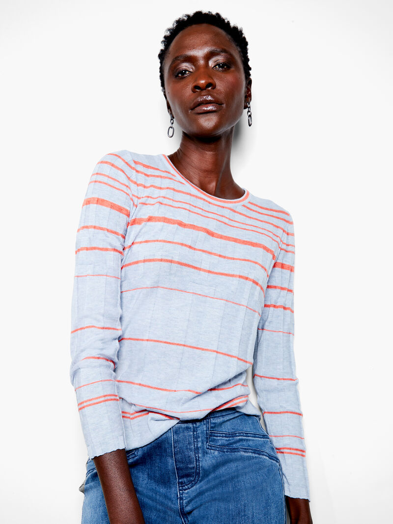 Woman Wears Reflecting Rays Sweater Tee image number 0