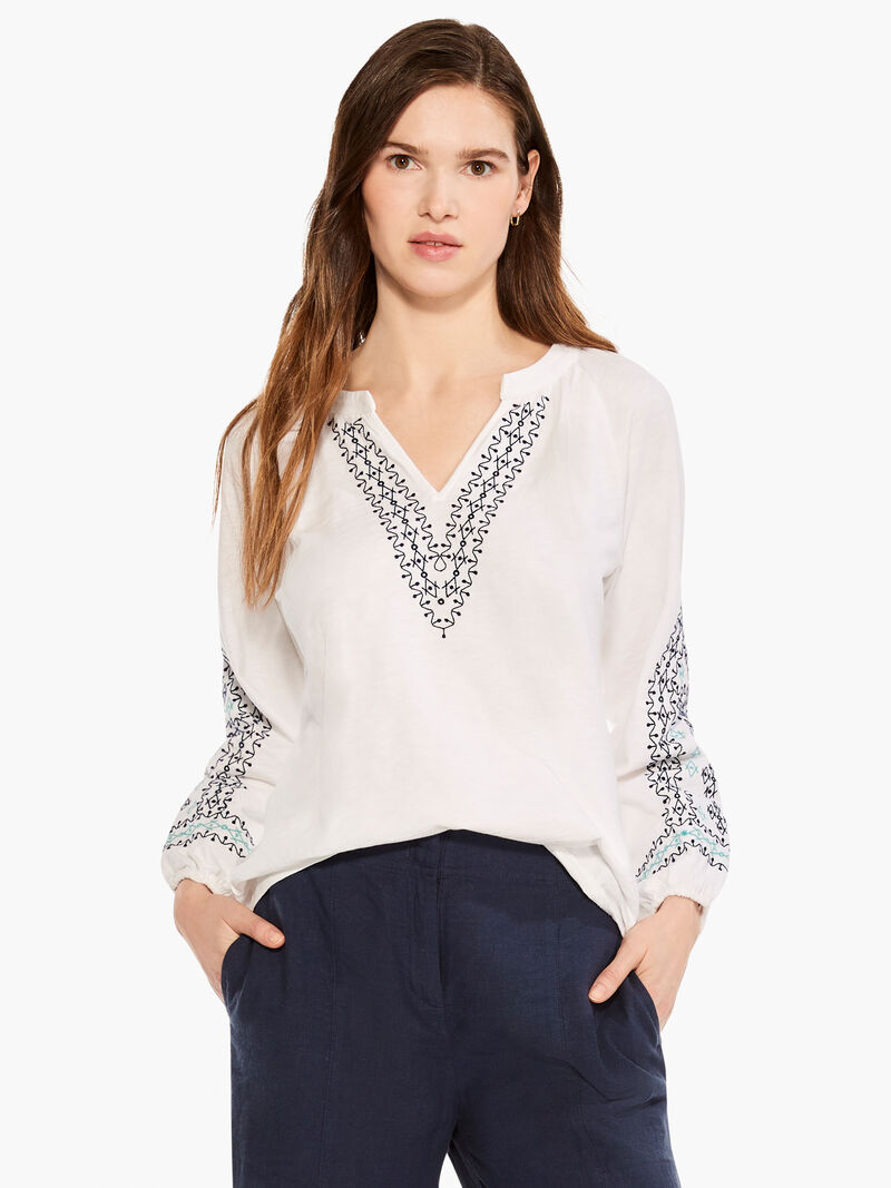 Embroidered Solstice Top