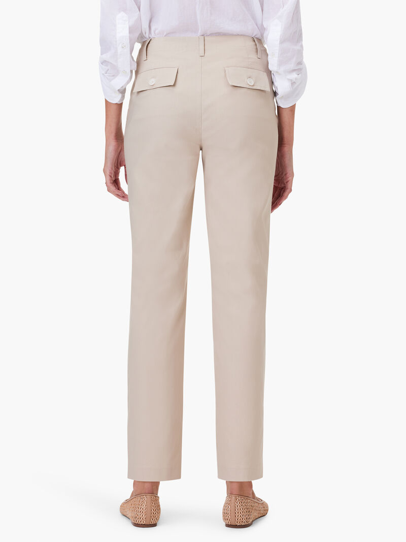 Woman Wears 28" Polished Wonderstretch Straight Pocket Pant image number 2
