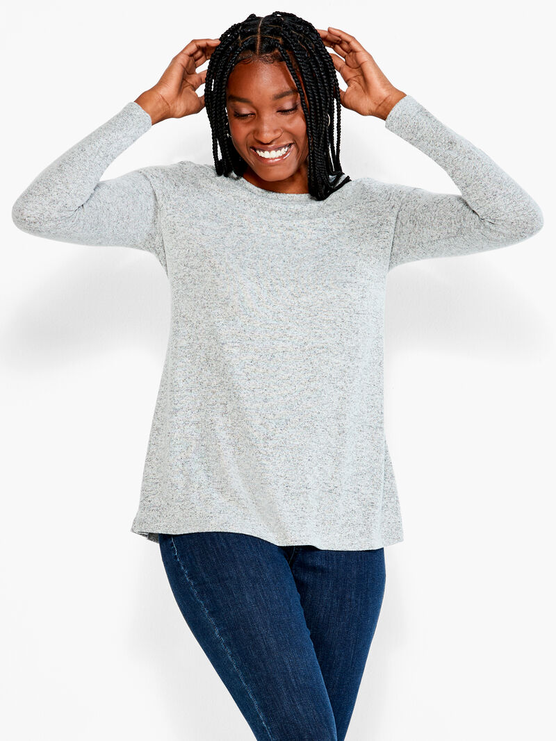 Woman Wears NZT Sweet Dreams Long Sleeve Crew Tee image number 0
